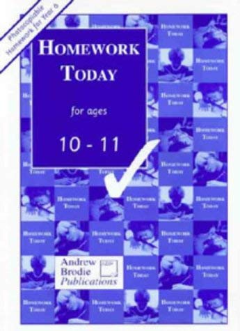 9781897737484: Homework Today for Ages 10-11
