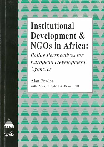 9781897748008: Institutional Development and NGOs in Africa: Policy Perspectives for European Development Agencies