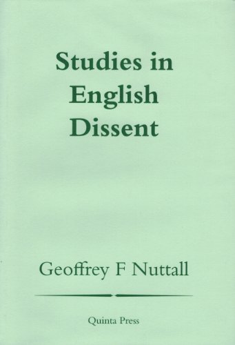 Studies in English Dissent (9781897856147) by Geoffrey F. Nuttall