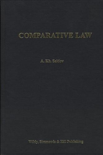 Beispielbild fr Comparative Law zum Verkauf von Anybook.com