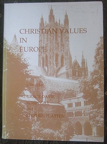 Stock image for Christian Values in Europe Davie, Prof. Grace and etc. for sale by Re-Read Ltd