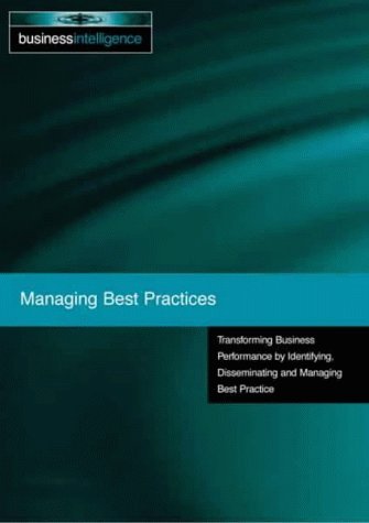 Imagen de archivo de Managing Best Practices a la venta por RIVERLEE BOOKS