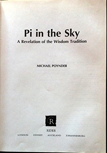 Imagen de archivo de Pi in the Sky: A Revelation of the Ancient Celtic Wisdom Tradition a la venta por WorldofBooks