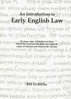 Beispielbild fr An Introduction to Early English Laws zum Verkauf von Better World Books