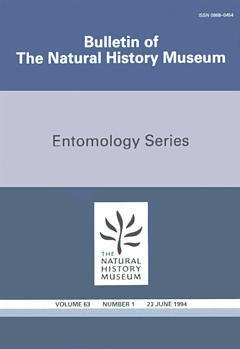 Bulletin of the Natural History Museum: A Revision of the Indo-Pacific Species of Ooencyrtus (Hymenoptera: Encyrtidae), Parasitoids of the Immature Stages ... of the Natural History Museum. Entomology) (9781898298243) by D.W. Huang; John S. Noyes; Natural History Museum