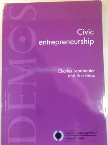 9781898309390: Civic Entrepreneurship