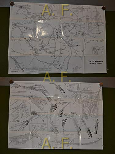 London Railways: Track Map for 1870 (9781898319535) by Yonge, John