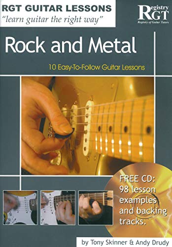 Imagen de archivo de Guitar Lessons Rock and Metal: 10 Easy-to-Follow Guitar Lessons (Rgt Guitar Lessons) a la venta por MusicMagpie