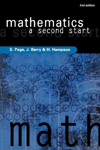 Beispielbild fr Mathematics: A Second Start zum Verkauf von GF Books, Inc.