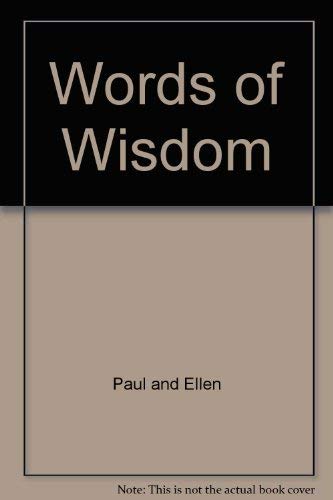 Imagen de archivo de Words of Wisdom a la venta por AwesomeBooks