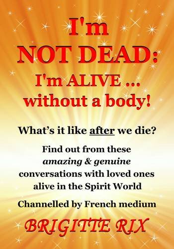 Imagen de archivo de IM NOT DEAD IM ALIVE WITHOUT A BODY: Volume 1 (I'm Not Dead: I'm Alive. Without a Body!: What's it Like After We Die?) a la venta por WorldofBooks