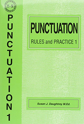 Stock image for Punctuation Rules and Practice: No. 1 (English S.) for sale by WorldofBooks