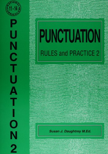 Stock image for PUNCTUATION RULES AND PRACTICE for sale by GreatBookPrices