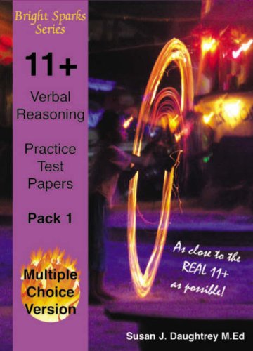 9781898696889: 11+ Verbal Reasoning Test Papers: Multiple Choice Version
