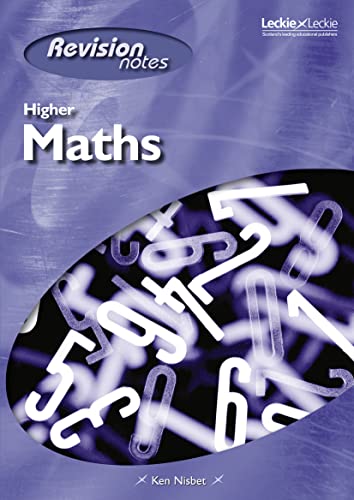 Beispielbild fr Higher Maths Revision Notes (Leckie) zum Verkauf von WorldofBooks