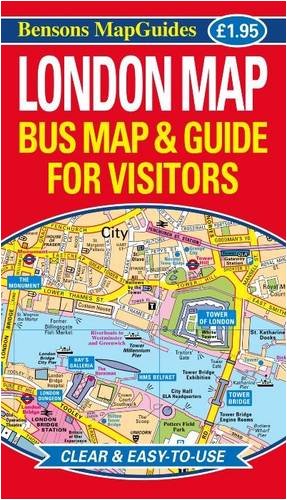 Imagen de archivo de London Map: Bus Map and Guide for Visitors a la venta por WorldofBooks