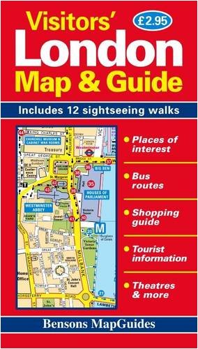 Stock image for Visitors' London Map and Guide for sale by WorldofBooks