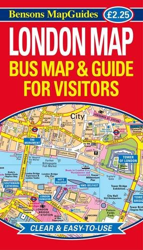 Imagen de archivo de London Map: Bus Map and Guide for Visitors a la venta por WorldofBooks