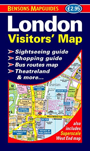 Imagen de archivo de London Visitors' Map a la venta por GoldenWavesOfBooks