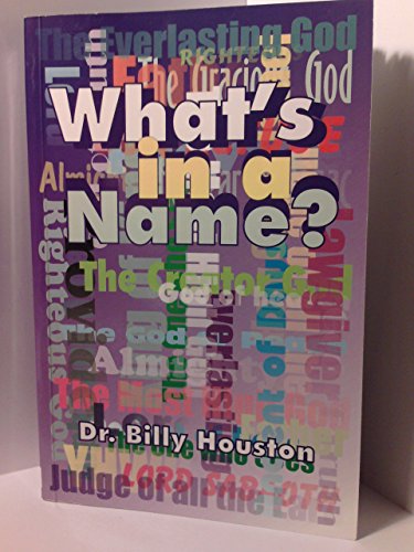 Imagen de archivo de WHAT'S IN A NAME. a la venta por Bethel Books, Hanley