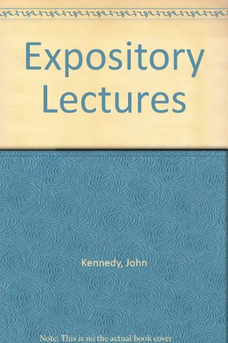 Expository Lectures (9781899003754) by John Kennedy