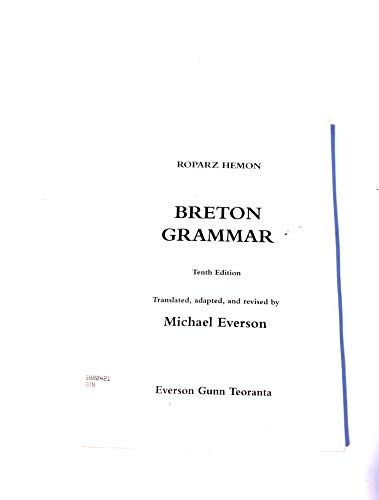 9781899082018: Breton Grammar