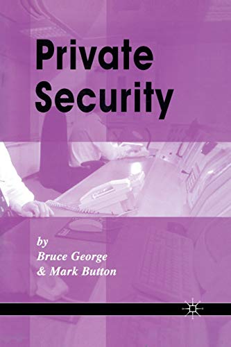 Stock image for Private Security: v. 1 for sale by Greener Books