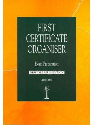 9781899396252: FIRST CERTIFICATE ORGANISER.: Exam preparation