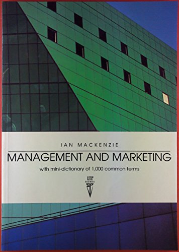 Beispielbild fr Management and Marketing: With Mini-dictionary of 1, 000 Common Terms zum Verkauf von Ammareal