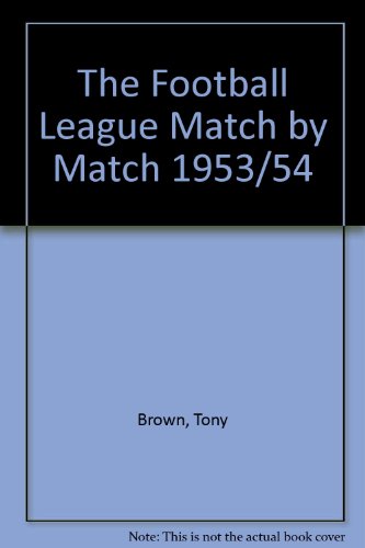 Football League Match by Match 1953/54