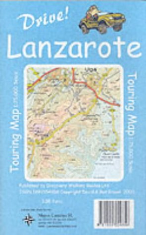 Beispielbild fr A Drive Lanzarote Touring Map (Walk!) zum Verkauf von medimops