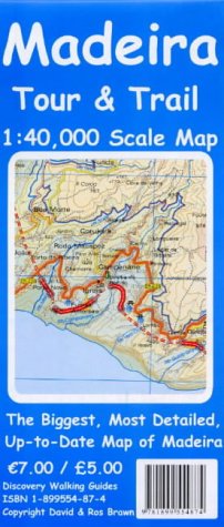 Beispielbild fr Madeira Tour and Trail Map (Tour & Trail Maps) zum Verkauf von Goldstone Books
