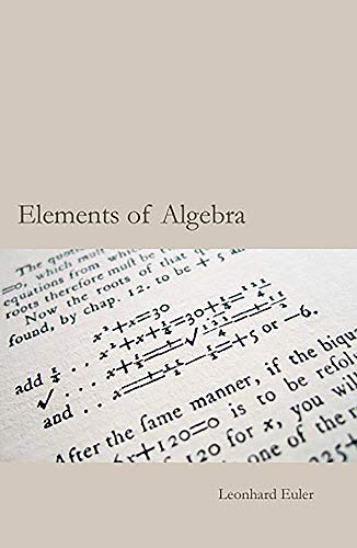 Imagen de archivo de Euler's Elements of Algebra a la venta por Lucky's Textbooks