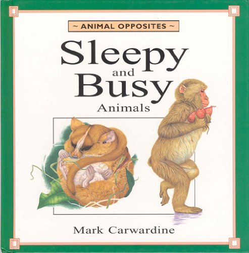 Stock image for Sleepy and Busy Animals (Animal Opposites) for sale by AwesomeBooks