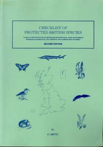 9781900023030: Checklist of Protected British Species