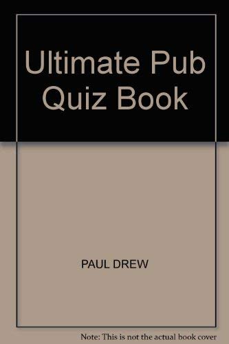 Stock image for Ultimate Pub Quiz Book for sale by AwesomeBooks
