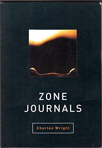 Zone Journals (9781900152174) by Charles Wright