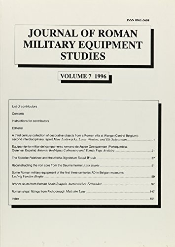 Stock image for Journal of Roman Military Equipment Studies Volume 7 1996 for sale by Doc O'Connor