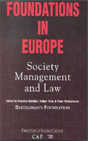 Imagen de archivo de Foundations in Europe: International Reference Book on Society, Management, and Law a la venta por Wonder Book