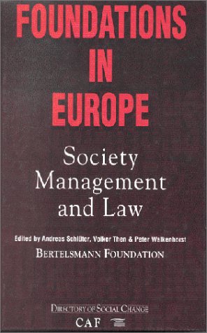 9781900360869: Foundations in Europe: International Reference Book on Society, Management, and Law