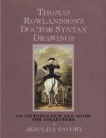 Imagen de archivo de Thomas Rowlandsons Doctor Syntax Drawing a la venta por Robert S. Brooks, Bookseller