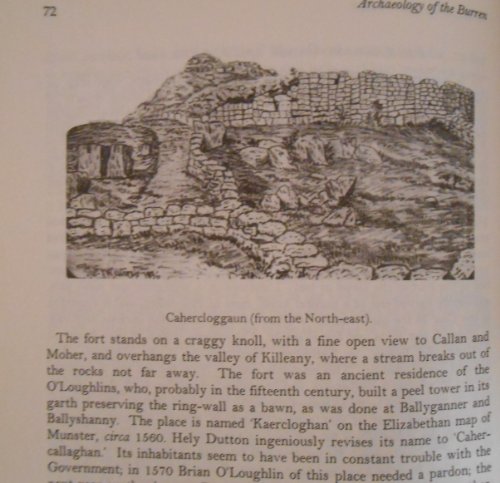 Imagen de archivo de Archaeology of the Burren: Prehistoric Forts and Dolmens in North Clare a la venta por Better World Books Ltd