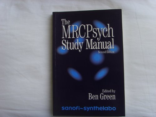 Stock image for The MRCPsych Study Manual for sale by Lady Lisa's Bookshop