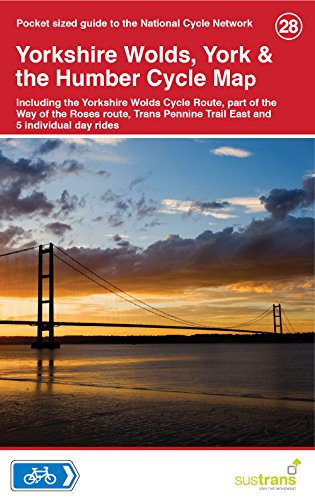 9781900623452: Yorkshire Wolds, York & The Humber Cycle Map 28