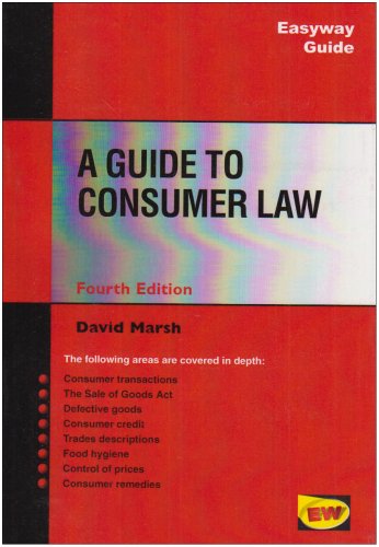 A Guide to Consumer Law (Easyway Guides) (9781900694544) by David Marsh