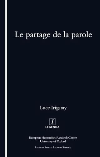 Stock image for Le Partage De LA Parole for sale by Revaluation Books