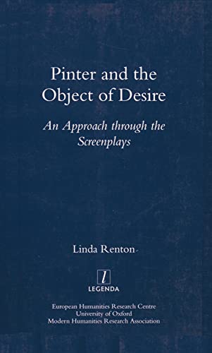 Beispielbild fr Pinter and the Object of Desire An Approach Through the Screenplays Legenda S zum Verkauf von PBShop.store US