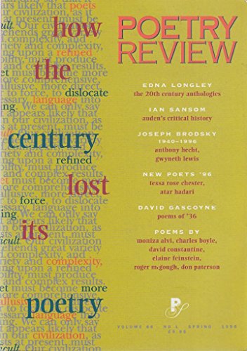 Beispielbild fr How the Century Lost Its Poetry (Poetry Review) zum Verkauf von AwesomeBooks