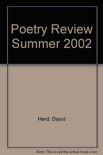 Imagen de archivo de Poetry Review Summer 2002 a la venta por WorldofBooks