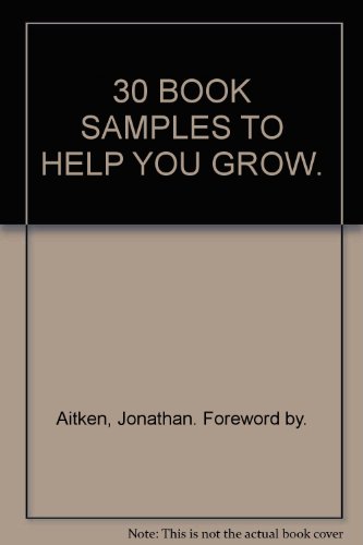 Stock image for 30 BOOK SAMPLES TO HELP YOU GROW. for sale by Reuseabook